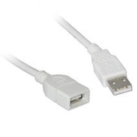Fasttrack 3m USB A Male to A Female Extension Cable - White FA56959